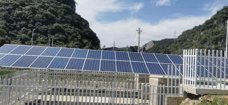 30KWp太陽光能污水處理離網供電系統